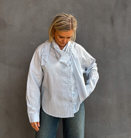 Blouse 'Valia' - Blue - Artlove