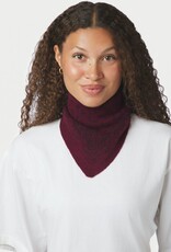 Knit Scarf Paisley 'Ariya' - Wine - Neo Noir - One Size