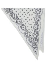 Knit Scarf Paisley 'Lolana' - Off White - Neo Noir - One Size