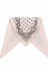 Knit Scarf Paisley 'Ariya' - Powder - Neo Noir - One Size