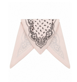Knit Scarf Paisley 'Ariya' - Powder - Neo Noir - One Size