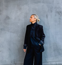 Re/Born Blazer 'Astro' -  Dark Blue - Re/Born
