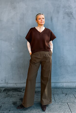 Re/Born Broek 'Zinnia' - Chocolate - Re/Born