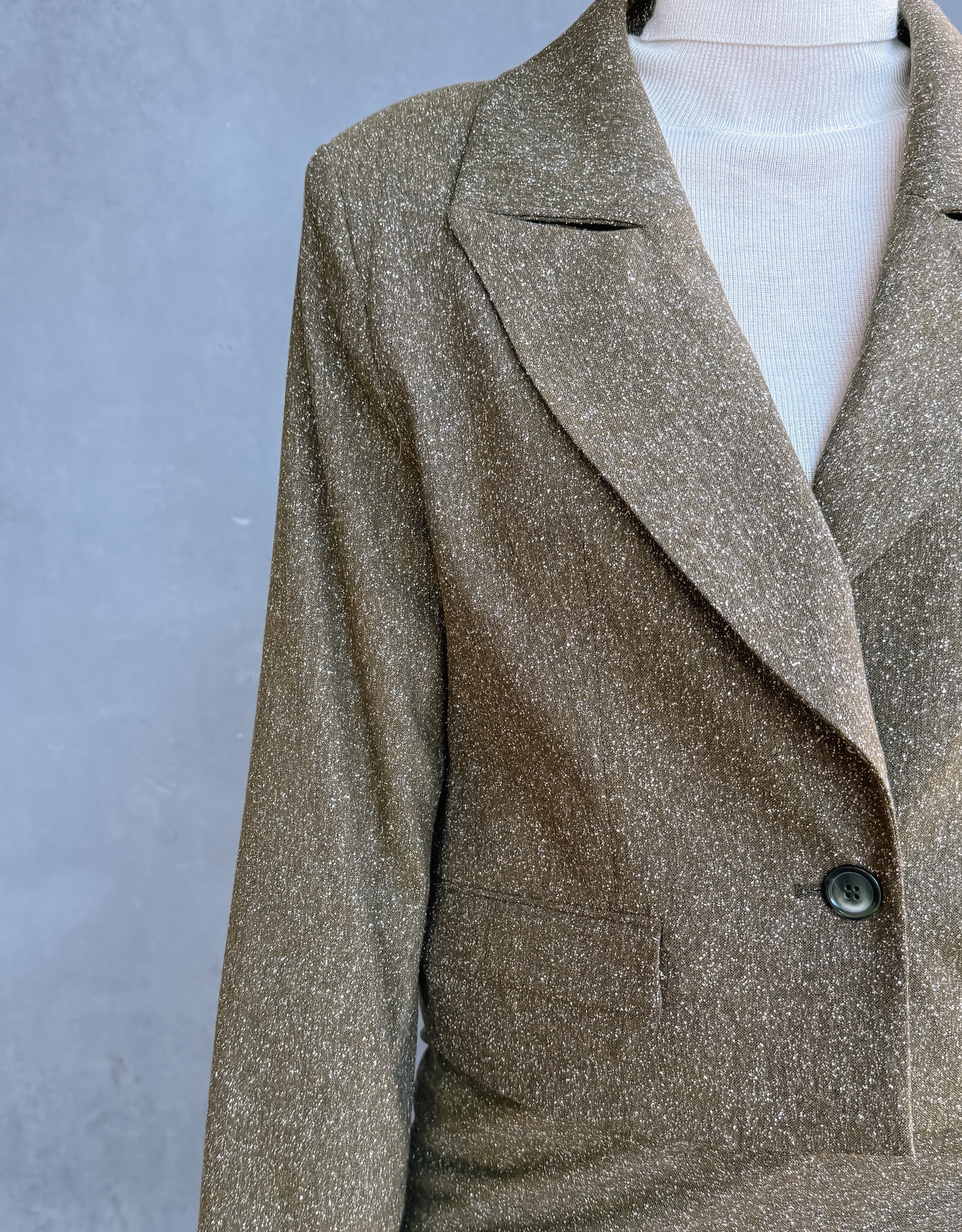 Re/Born Blazer 'Venus' -  Khaki - Re/Born