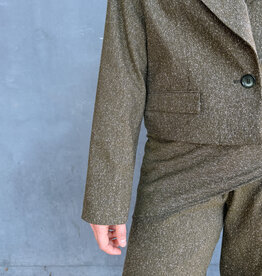 Re/Born Broek 'Bella Wool' -Khaki - Re/Born