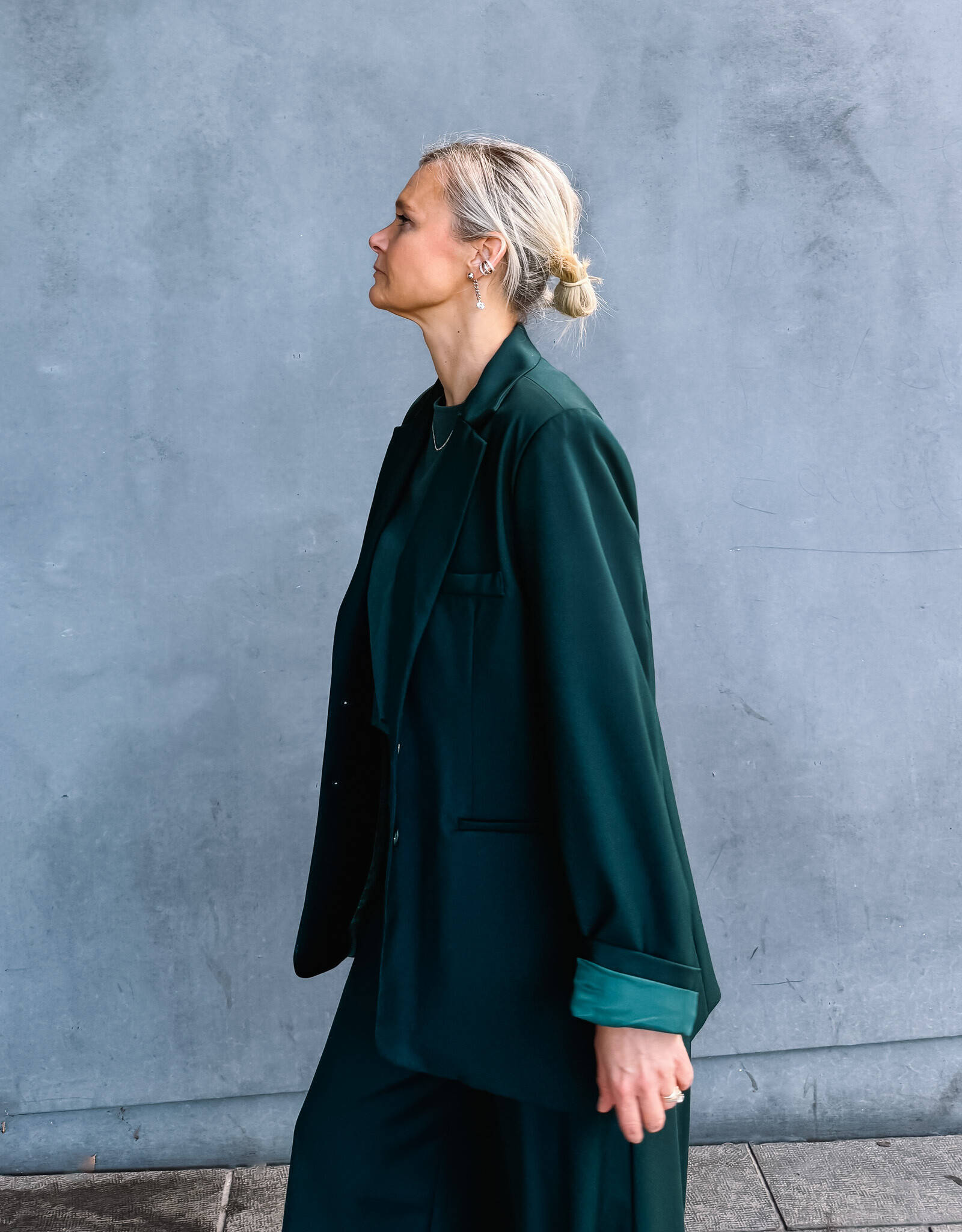 Re/Born Blazer 'Astro' -  Forest Green - Re/Born