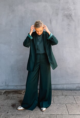 Re/Born Broek Viscose 'Charlie' - Forest Green - Re/Born