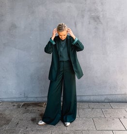 Re/Born Broek Viscose 'Charlie' - Forest Green - Re/Born