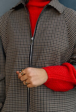 Withblack Jacket Checked 'Jackie' - Brown/Camel Check - Withblack