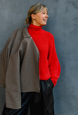 Withblack Jacket Checked 'Jackie' - Brown/Camel Check - Withblack