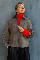 Withblack Jacket Checked 'Jackie' - Brown/Camel Check - Withblack