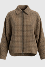 Withblack Jacket Checked 'Jackie' - Brown/Camel Check - Withblack