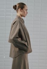 Withblack Jacket Checked 'Jackie' - Brown/Camel Check - Withblack