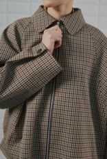 Withblack Jacket Checked 'Jackie' - Brown/Camel Check - Withblack