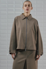 Withblack Jacket Checked 'Jackie' - Brown/Camel Check - Withblack