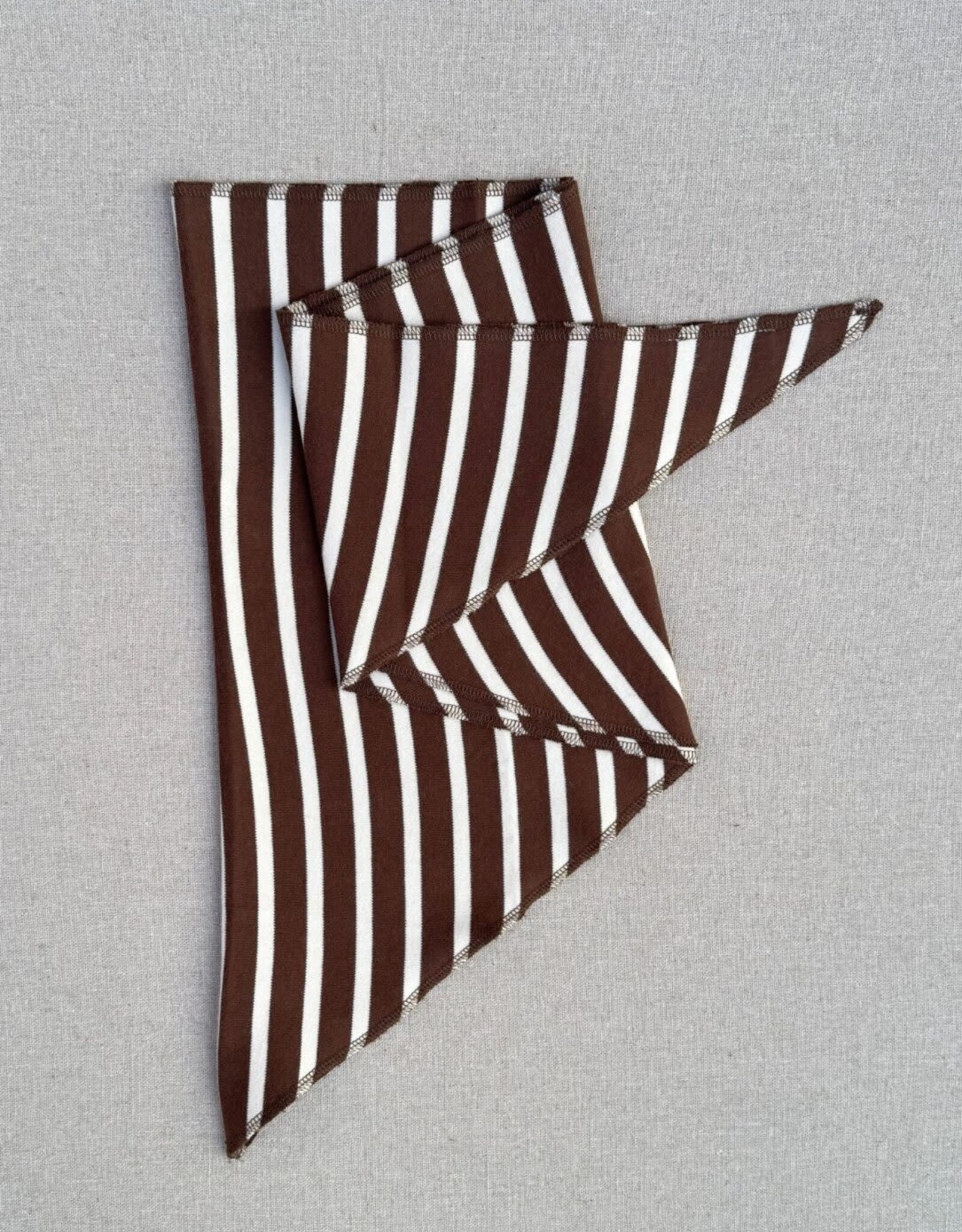 Boii Studios Scarf Stripe  'Fio' - Brown/Off White - Boii Studios