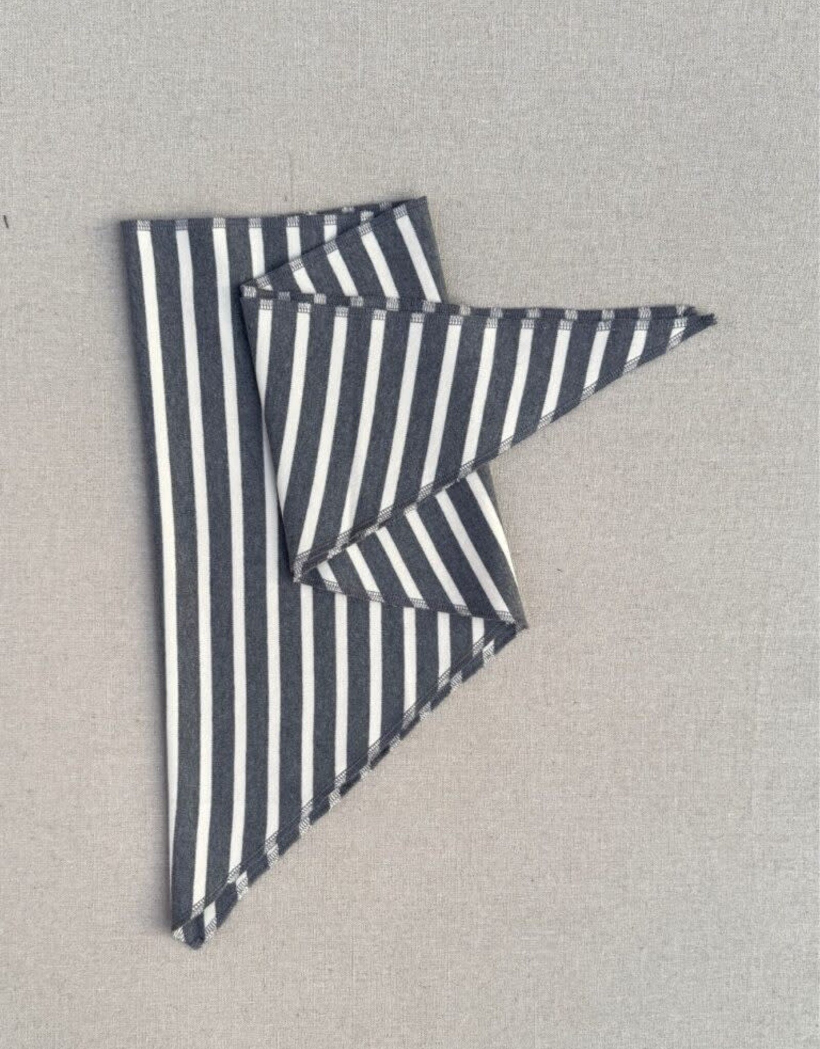 Boii Studios Scarf Stripe 'Fio' - Grey Melange/Off White - Boii Studios