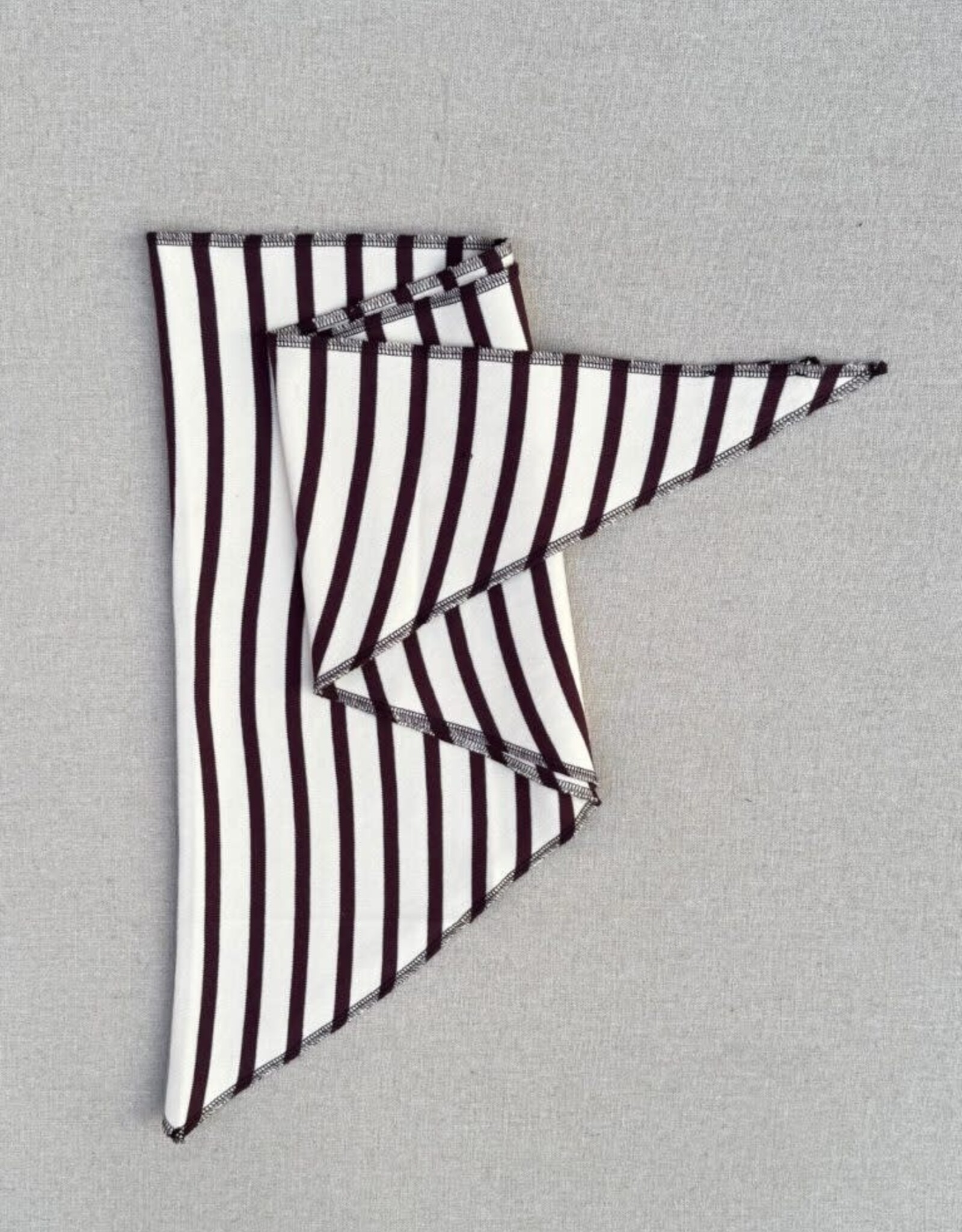 Boii Studios Scarf Stripe 'Fio' - Off White/Bordeaux - Boii Studios