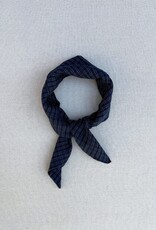 Boii Studios Scarf Check 'Meny' - Marine - Boii Studios