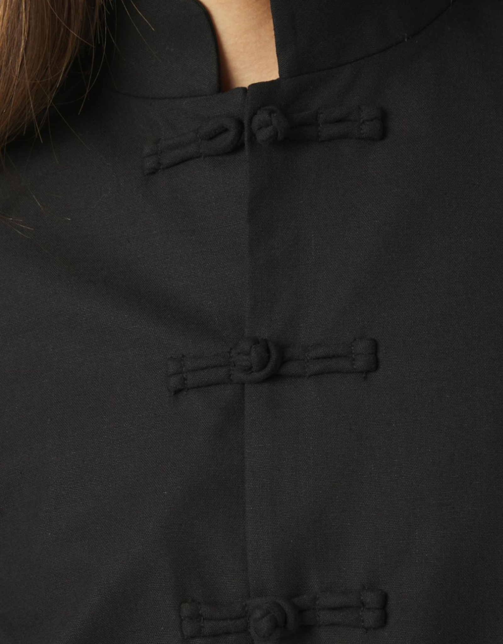 Blazer Linen 'Ardena' - Black - Neo Noir