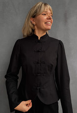Blazer Linen 'Ardena' - Black - Neo Noir