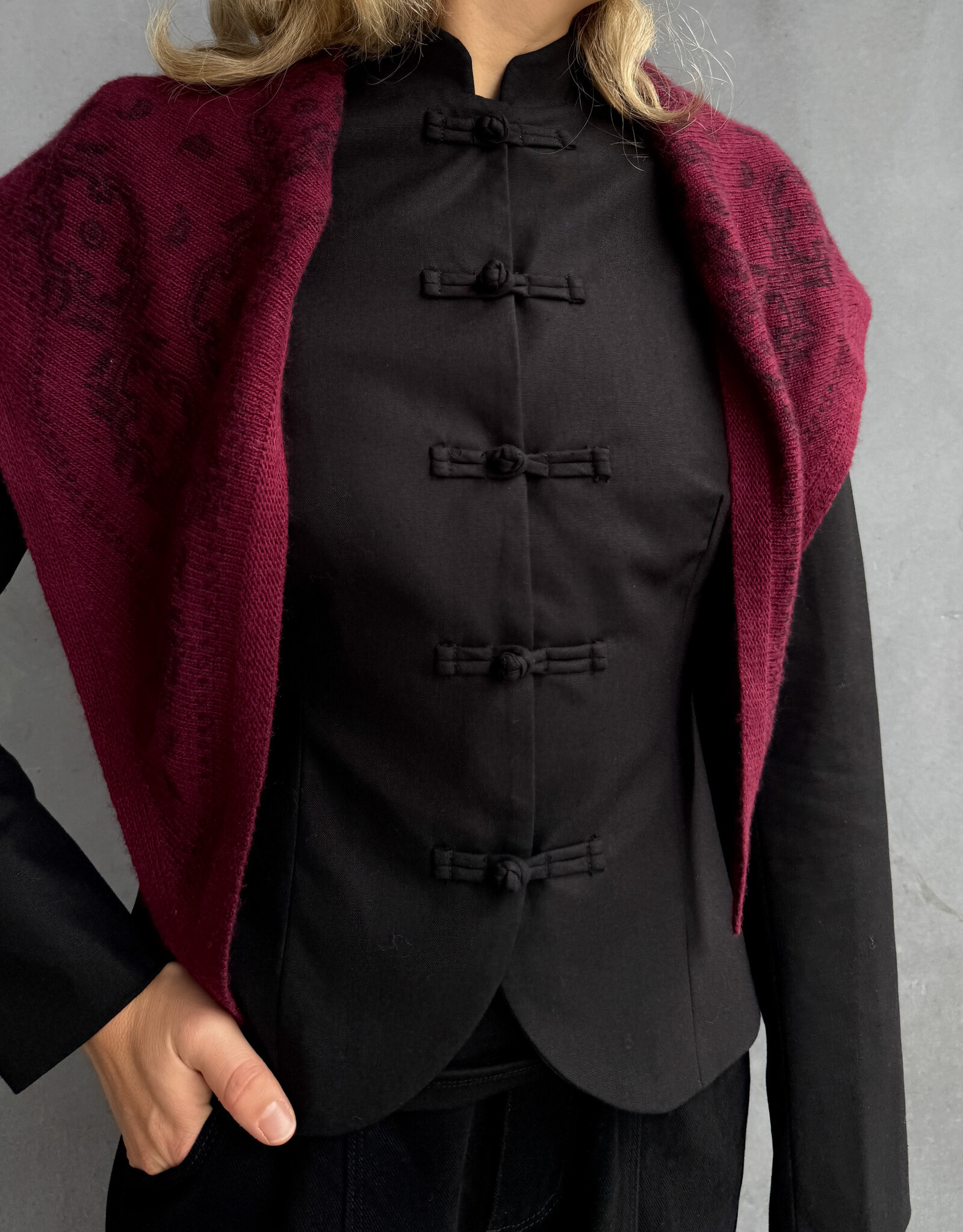 Blazer Linen 'Ardena' - Black - Neo Noir