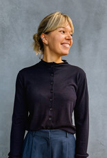 Withblack Cardigan 'Kai' - Navy - Withblack