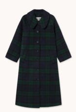 The Tiny Big Sister Mantel 'Check' - Navy - The Tiny Big Sister