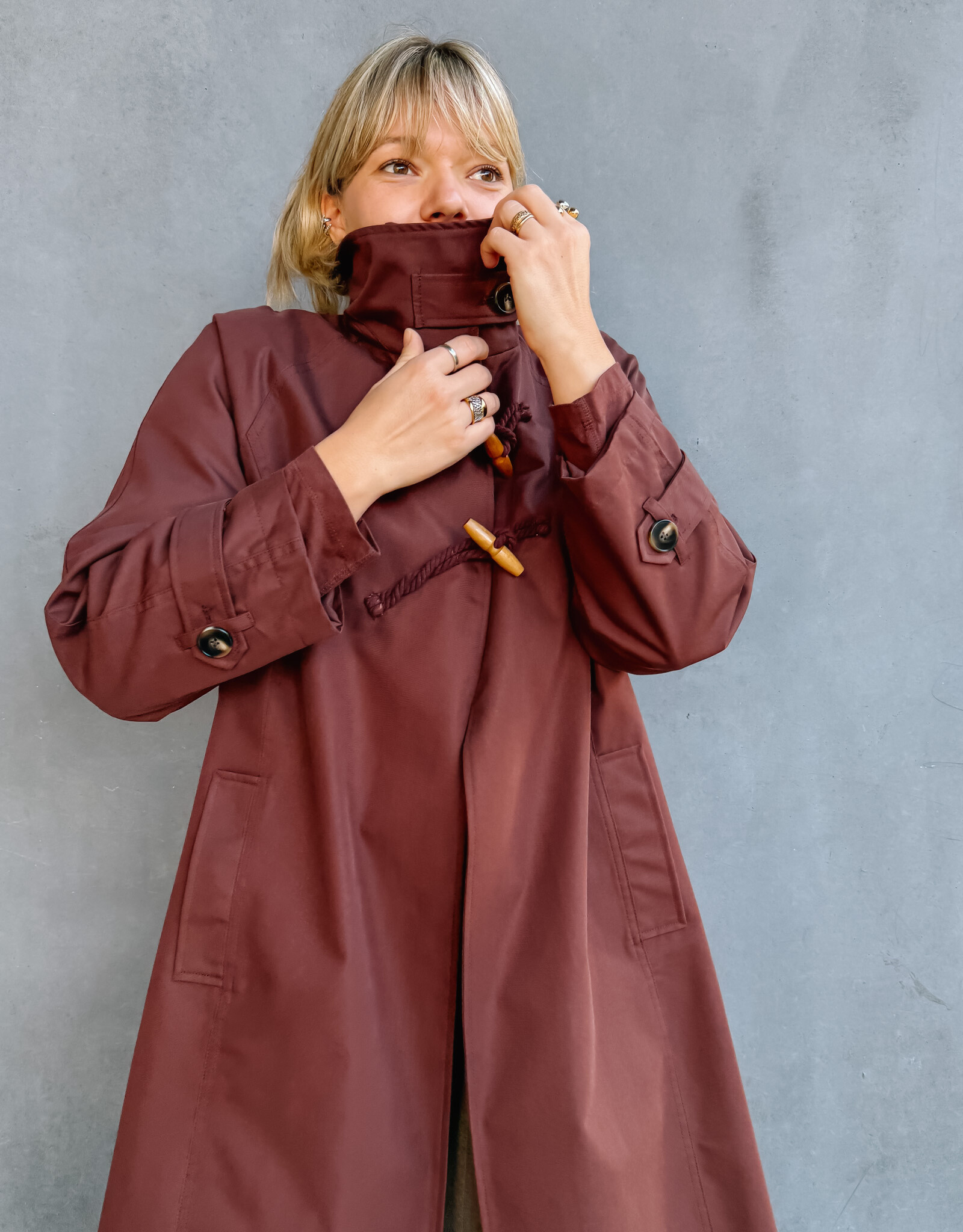 Hod Paris Trench 'Louane' - Nutella - Hod Paris