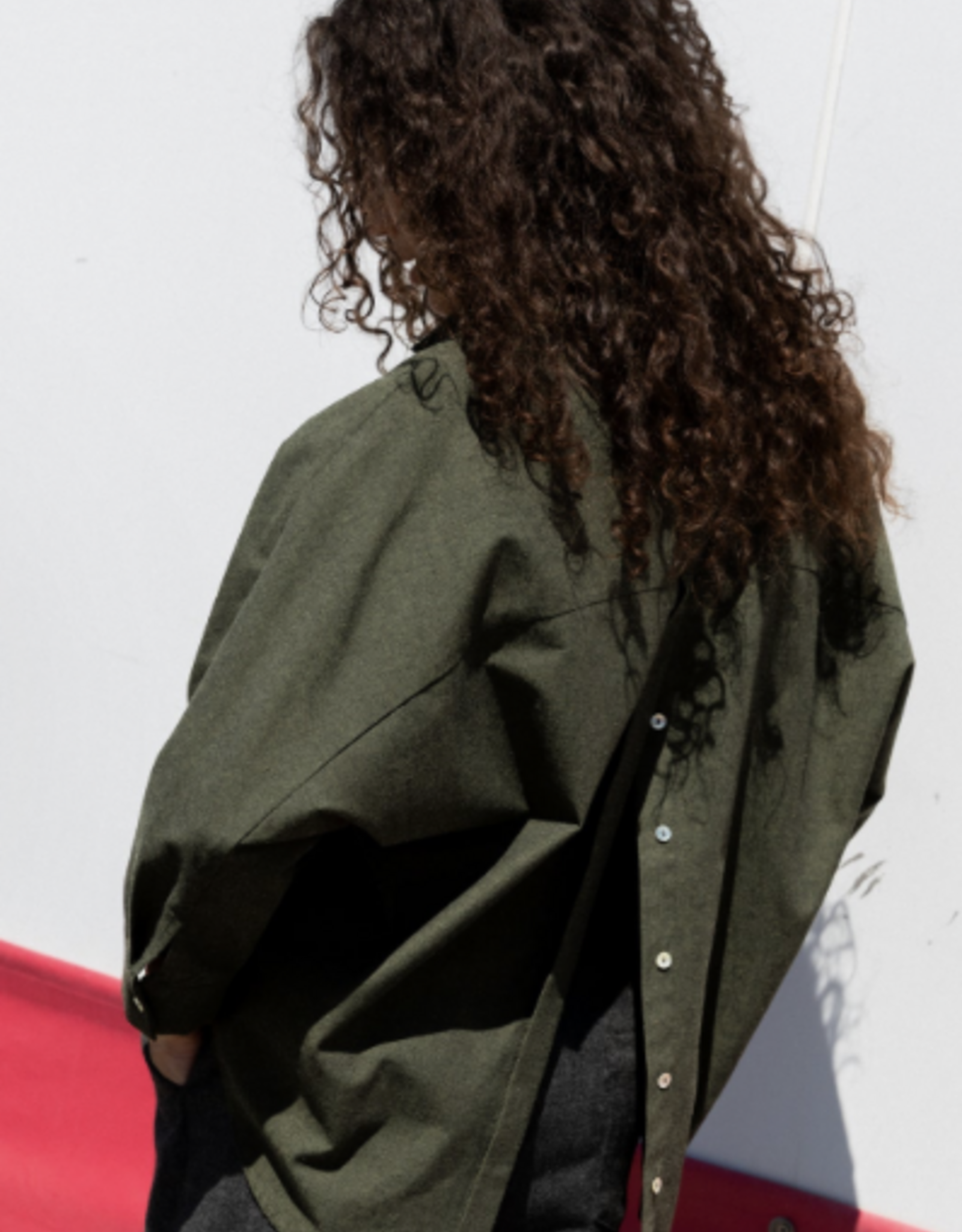 Laure+Max Hemd 'Cally' - Khaki - Laure+Max