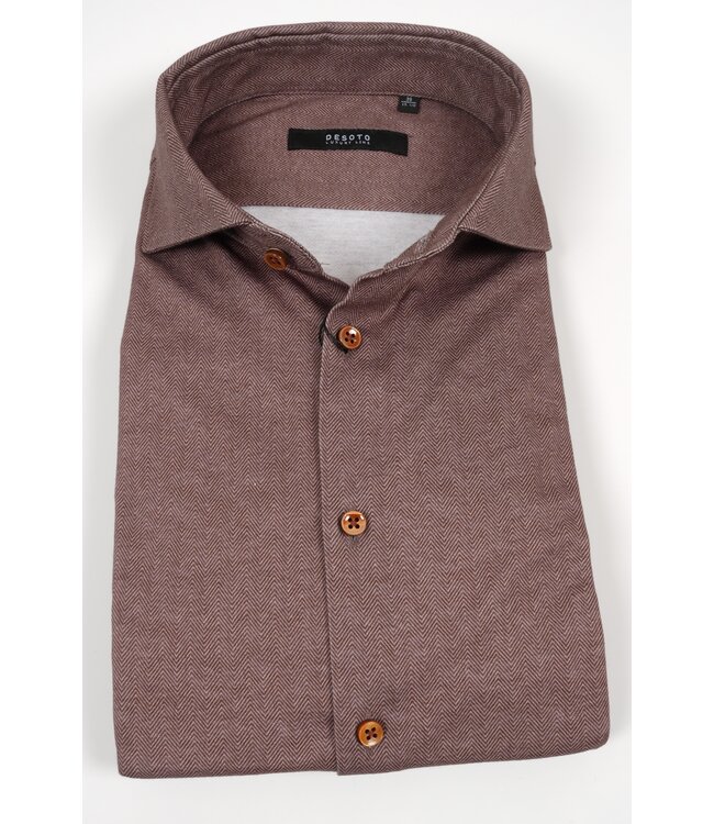 87508-30 Luxury Hai CL 870 brown herringbone