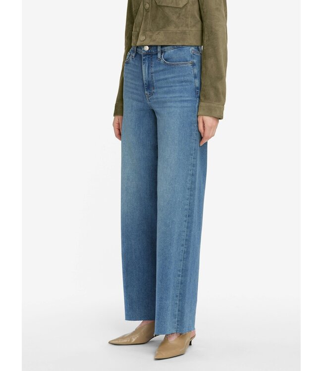 Le Slim Palazzo flip raw after