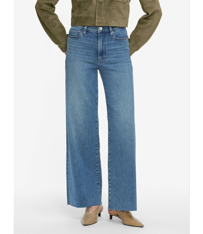 Le Slim Palazzo flip raw after