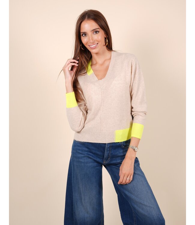 Maria B-8142 cl 642/627 cygnet/neon yellow