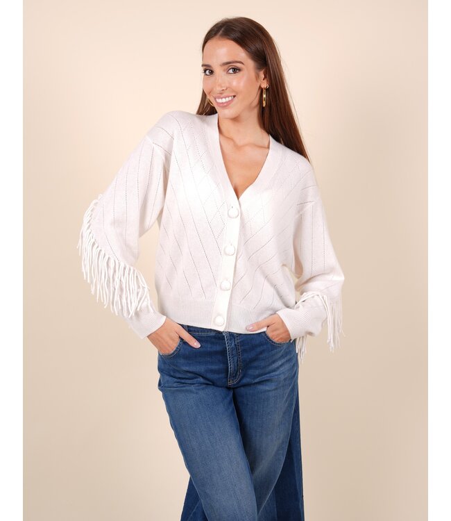 Ashley fringe B-068 cl 008 organic white