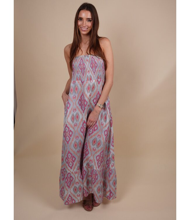 Caraway dress ikat sorbet