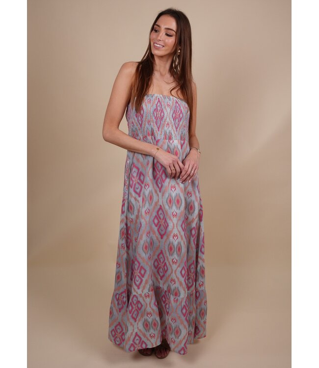 Caraway dress ikat sorbet