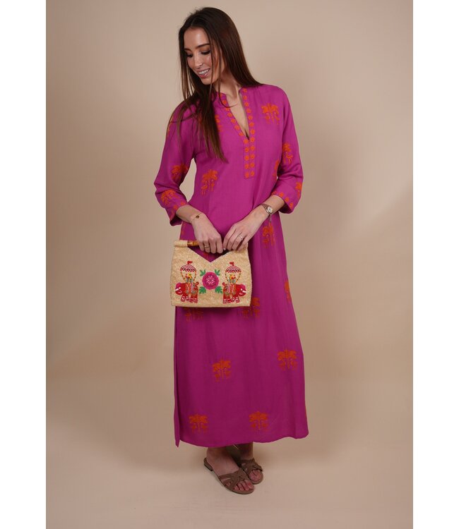 bamboo bag os red elephant