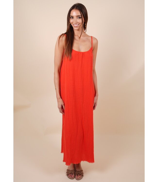 Palm beach dress corail