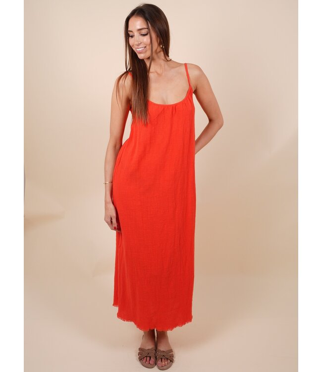 Palm beach dress corail