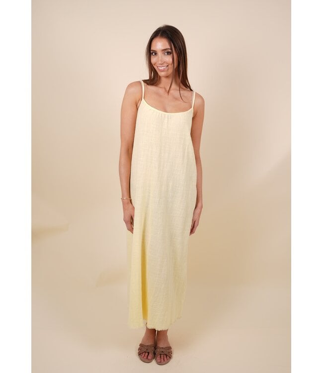 Palm beach dress lemon