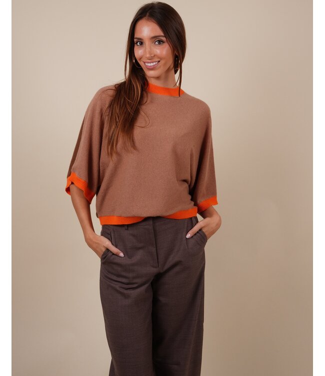 Bettina AF1H003WSC000 l.brown/coffee/orange