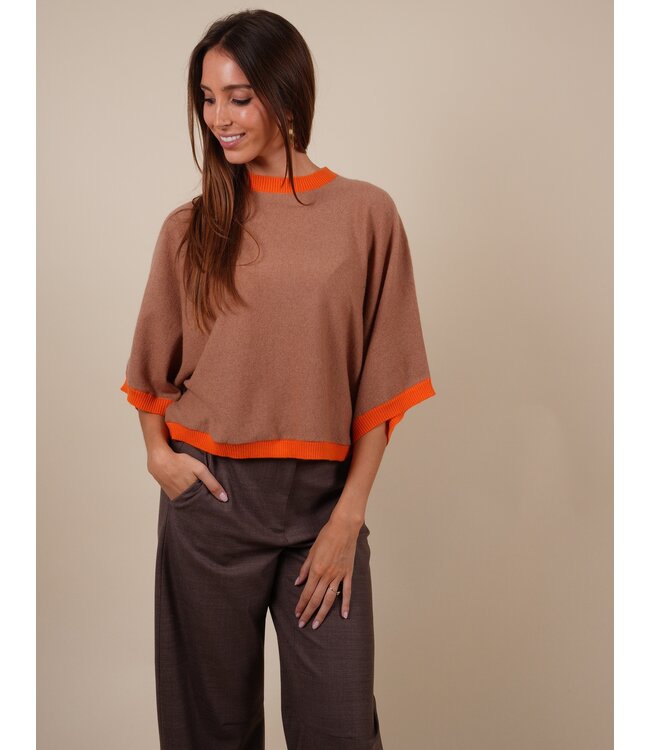 Bettina AF1H003WSC000 l.brown/coffee/orange