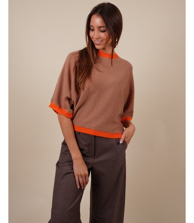 Bettina AF1H003WSC000 l.brown/coffee/orange