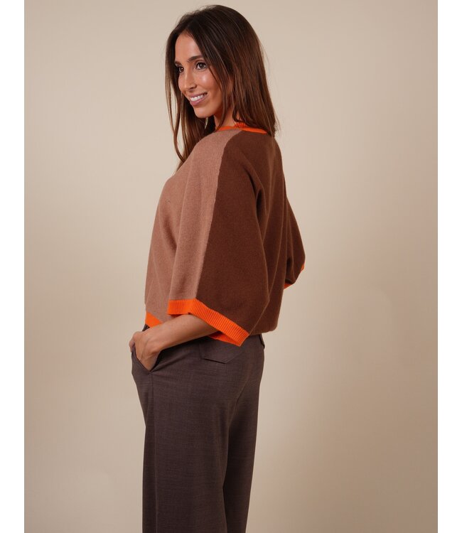 Bettina AF1H003WSC000 l.brown/coffee/orange
