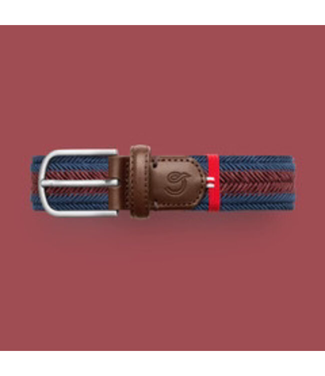 YORK blue & burgundy