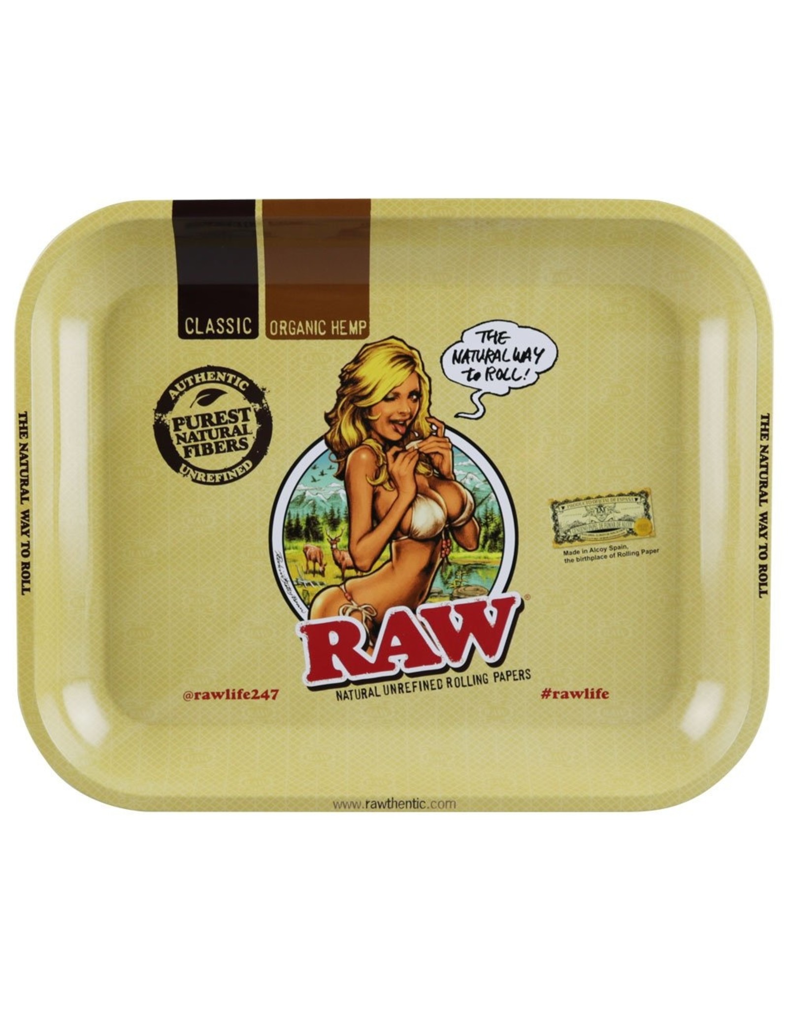 RAW RAW Bikini Girl Rolling Tray