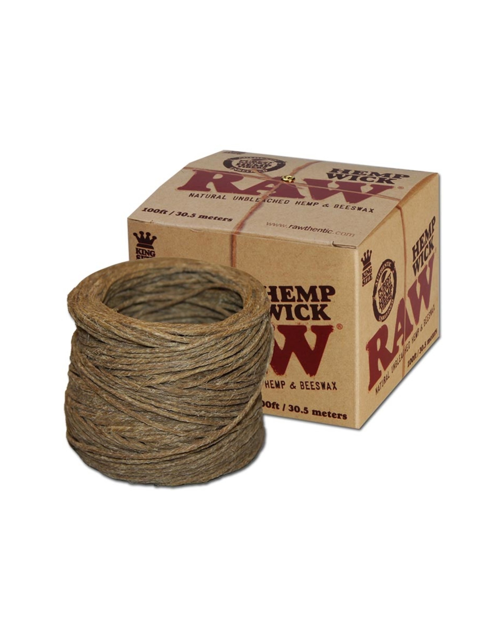 RAW RAW Hemp Wick Ball 76m