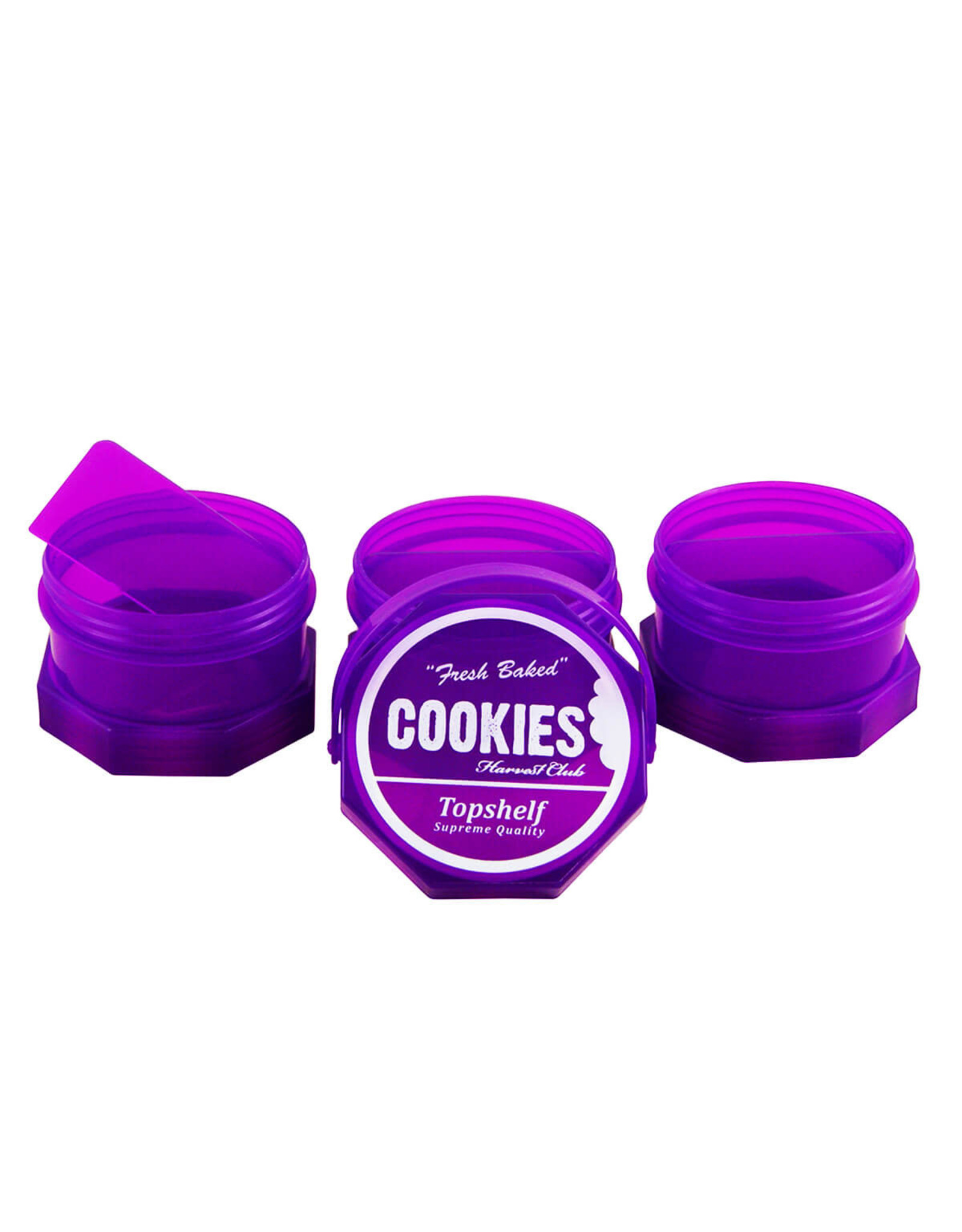 Cookies Cookies Stash Jar Big Purple (3pcs)