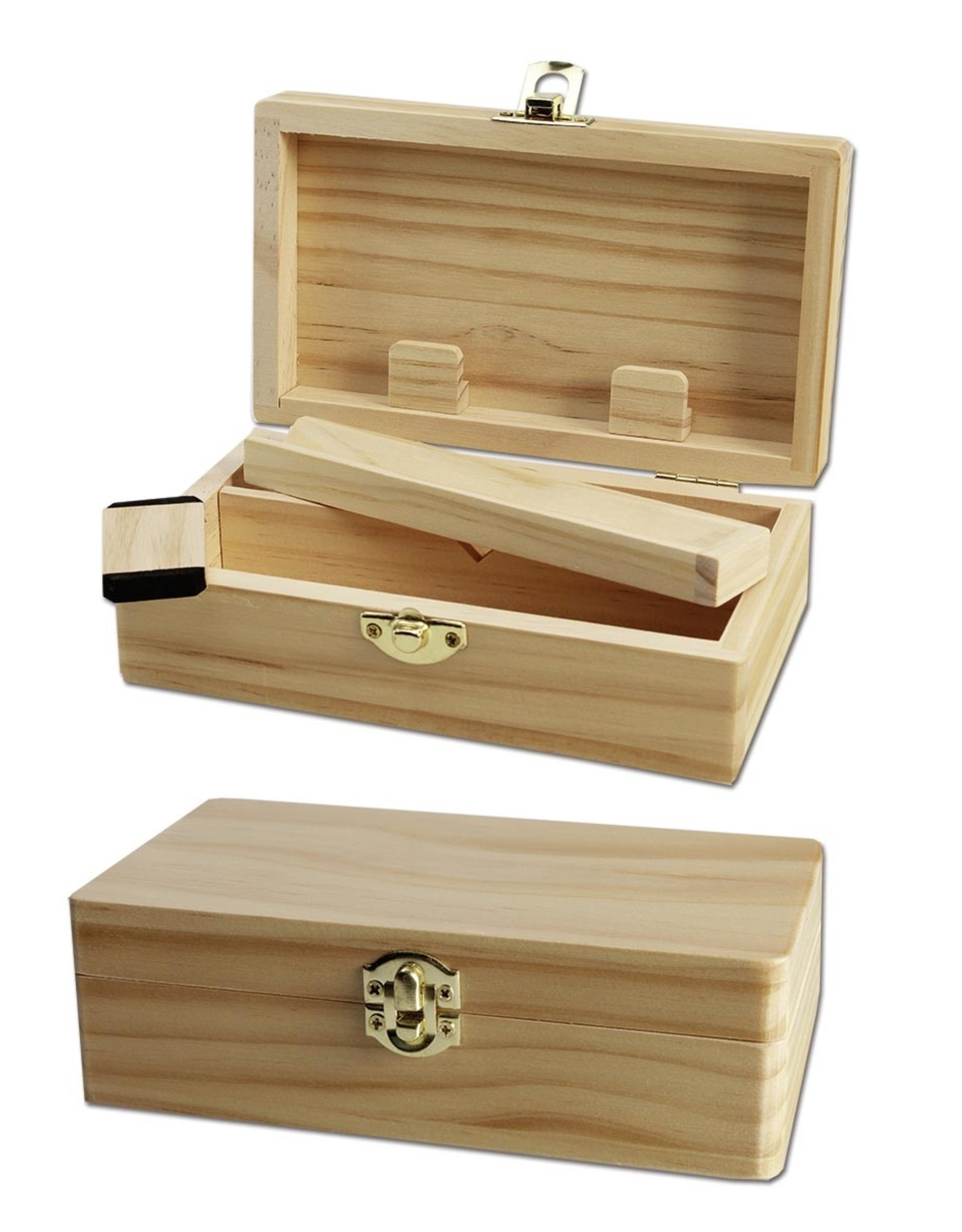 Black Leaf Spliff Box (M)